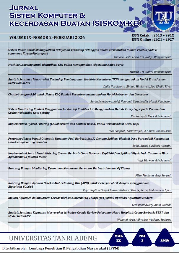 					View Vol. 9 No. 2 (2026): Volume IX - Nomor 2 - Februari 2026
				